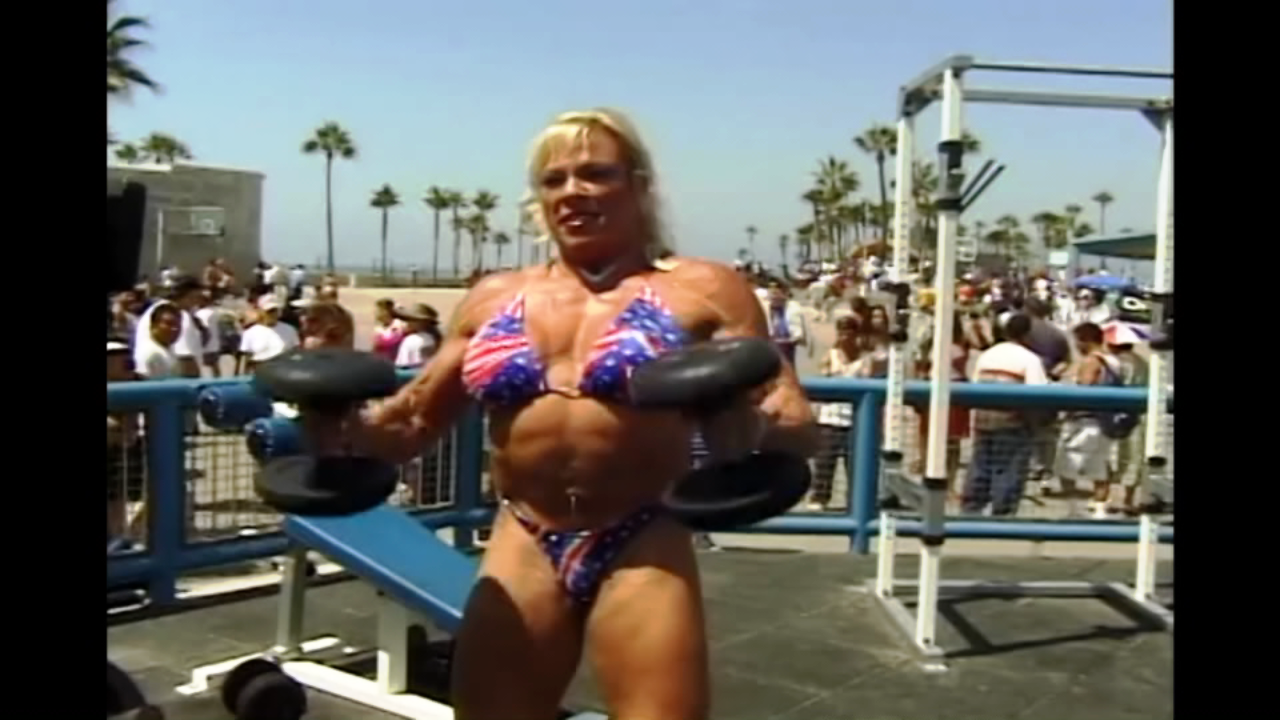 Muscle Mommies on Beach